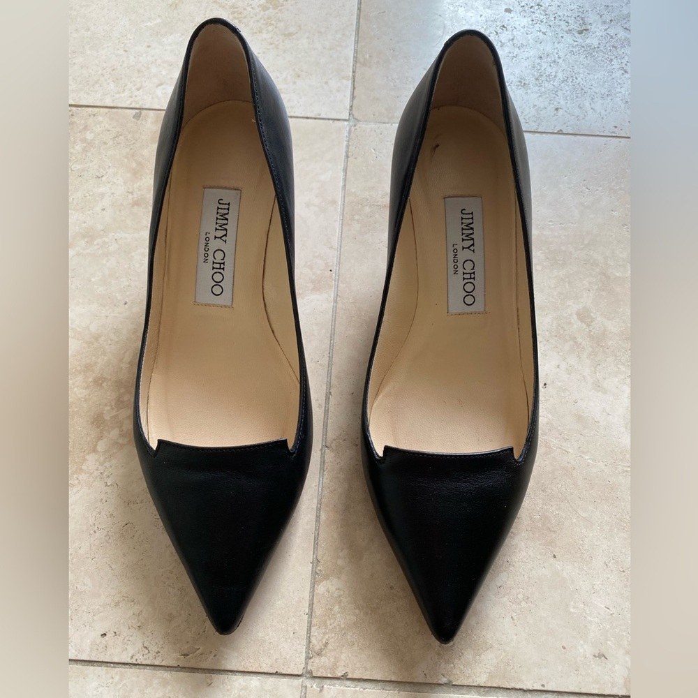 Jimmy Choo kitten heel pumps